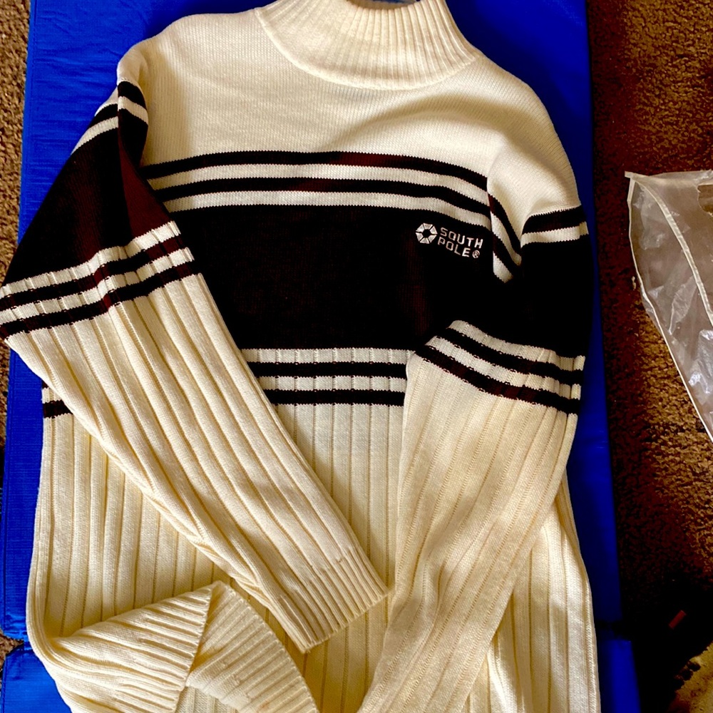 This is a South Pole sweater and it’s only been worn once